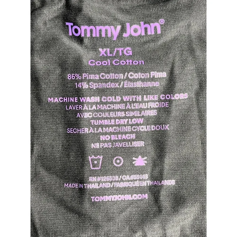 6-22 TOMMY JOHN Men's NWT $27 Cool Cotton Brief Underwear Pima Cotton Stretch XL